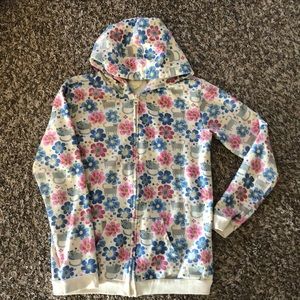 Kids kitty cat with flowers sweater